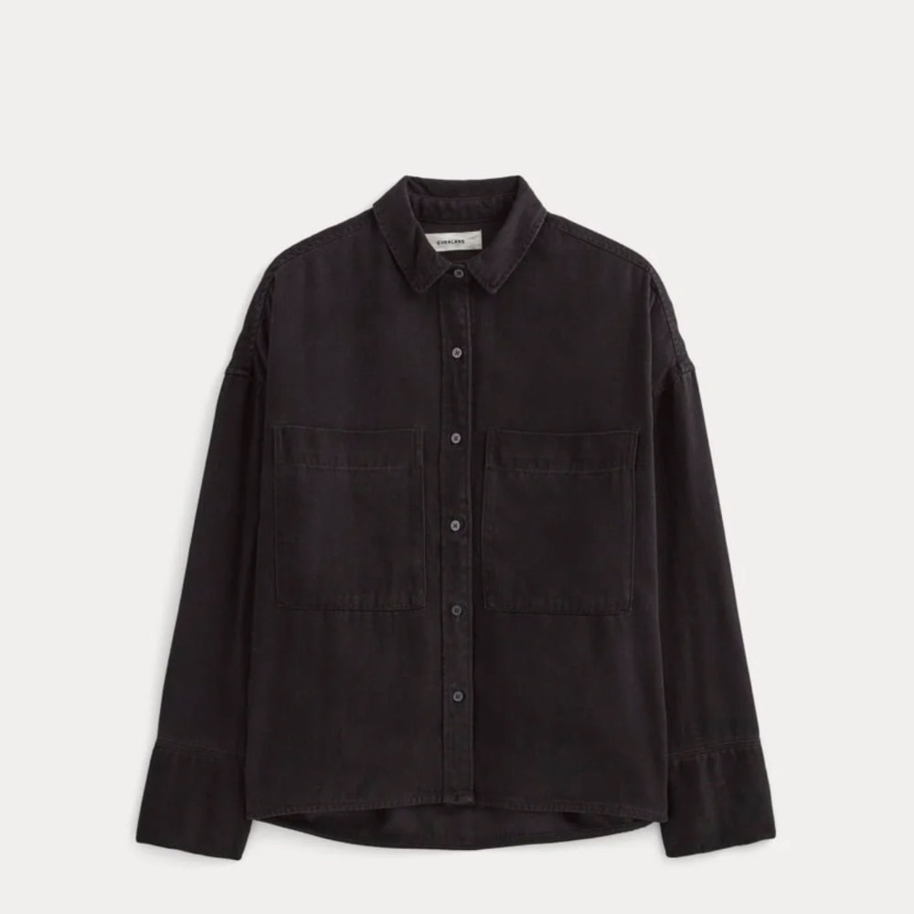 Everlane - TENCEL Boxy Shirt - Black